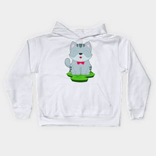 Cat Bow tie Kids Hoodie